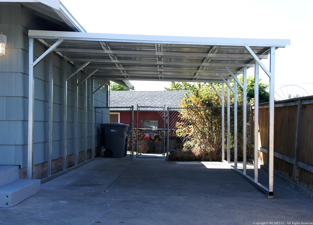 lean metal kits shed carport building carports buildings garages covers frame barn storage canberra andovergardenbuildings pent cost houses base attach